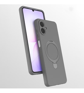 Samsung Galaxy A07 Uyumlu Kılıf M-safe Şarj Özellikli Standlı Zore Samara Kapak