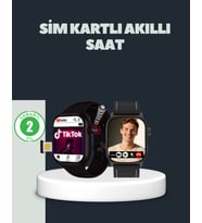 SIM Kartlı GPS Destekli Akıllı Saat Sesli Görüşmeli