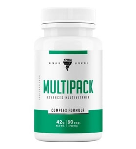 Trec Lifestyle Multipack Multivitamin Complex Formula 60 Kapsül 42 g Takviye Edici Gıda