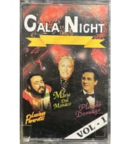 (Plak Değildir KASET tir) Gala Night Pavarotti Kaset