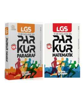 Metin Yayınları 8. Sınıf LGS Parkur Matematik ve Paragraf Soru Bankası Seti 2 Kitap