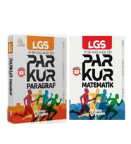 Metin Yayınları 8. Sınıf LGS Parkur Matematik ve Paragraf Soru Bankası Seti 2 Kitap