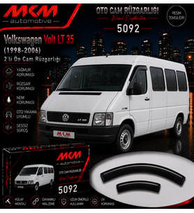 Volkswagen Volt LT 35 (1998-2006) 2'li Ön Mugen Cam Rüzgarlığı