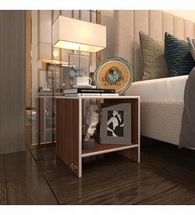 Kenzlife komodin hannu cvz 50*40*40 komidin kitaplık (Karışık)