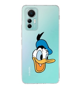 Xiaomi Mi 12 Lite Uyumlu Kapak Donald Duck Tasarımlı Şeffaf  Silikon Kılıf