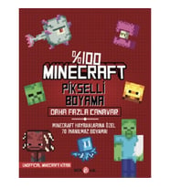 %100 Minecraft Pikselli Boyama Daha Fazla Canavar