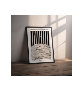 Dekoratif Çerçevesiz Poster Scandinavian Collection Çerçevesiz Tablo
