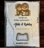 10 Adet Söz, Nişan, Nikah, Düğün Hediyesi Balon Açacak Magnet Kart ve Ambalajlı Tek Tek (blnmg12)