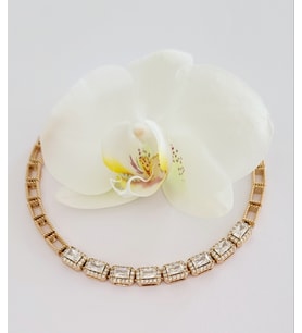 Xupıng Zirkon Taşlı Gold Baget Bileklik