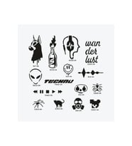 Berlin City Pack Geçici Dövme Şablon Seti 15 Desen Spreysiz Sadece Şablon