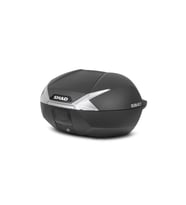 Motosiklet Kurye Arka Top Case Çanta Beyaz Reflektörlü Kilitli Shad Motor Çantası Bagaj Hacim 47 lt
