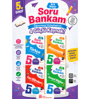 5. Sınıf Ata Süper Türkçe - Matematik- Fen Bilimleri - Sosyal Bilgiler Soru Bankam Seti