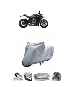 Ducati Streetfighter V4 S  Gri Motosiklet Brandası ARKA ÇANTA UYUMLU DEĞİLDİR