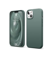 Iphone 14 Kılıf First Silikon - Koyu Yeşil