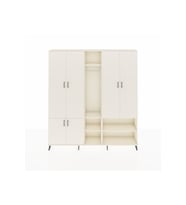 Arges Gardrop 15 Raflı 5 Kapaklı Tek Askılı 220x30x243 Aytaşı-Aytaşı
