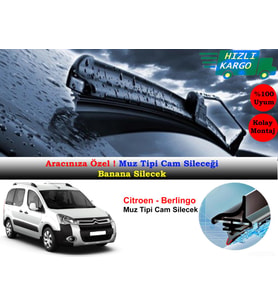 Citroen Berlingo Muz Silecek Takımı 2008-2017