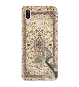 Huawei P20 Lite Uyumlu Baskılı Yumuşak Silikon Şeffaf Telefon Kılıfı