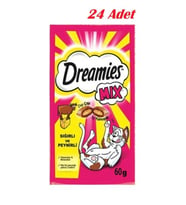 Dreamies Mix Sığır Etli Ve Peynirli Kedi Ödülü 60 gr (24 ADET)