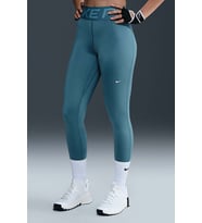 Nike Pro Sculpt Dri Fit High Rise Full Length Leggings Kadın Yüksek Bel Antrenman Tayt Açık Mavi