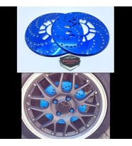 Üniversal Kampana Sacı Disk Sacı Disk Fırfırı 2'li Set 14'' ve Üzeri Mavi