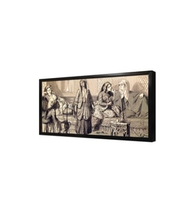 Harem Odası Çerçeveli Mdf Tablo
