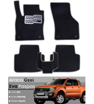 FORD RANGER (2012-2021) Uyumlu EVA Paspas Tam Set–Araca Özel,Su Geçirmez,Kolay Montaj