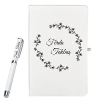 Arkadaşa Hediye Kişiye Özel Defter ve Roller Kalem Seti