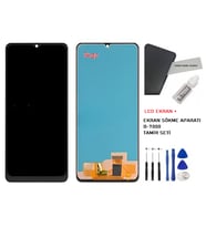 Tkgz - Samsung Galaxy A22 -4G - SM-A225 Uyumlu Lcd Ekran Dokunmatik - A - Kalite + B-7000 + TAMİR SETİ