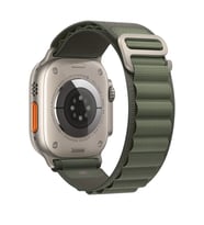 Apple Watch 44/45/46/49mm Kordon Naylon Mountain Band 74 2/3/4/5/6/se/7/8/9/10/1 (Koyu Yeşil)