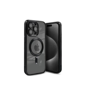 Apple İphone 15 Pro Kılıf Kross Magneticsafe Kapak - Siyah