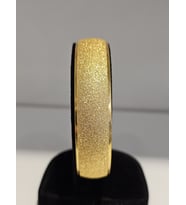 22Ayar Altın Kaplama Simli Bilezik 1.5 Cm Eninde