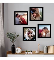 Yapışkanlı 4 lü  Fotoblok türü çerçeveler baskı dahil