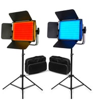 Gdx CF-LED 600RGB 2'li Sürekli Panel Led Işık Seti