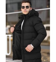 BOND UZUN ŞİŞME KABAN SİYAH