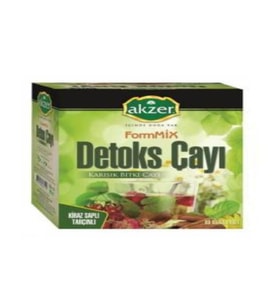 Akzer For Mix Detoks Çayı 60'lı Süzen Poşet