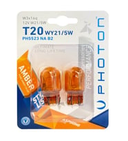 T20 21/5W Uyumlu 12V Çift Devre Natürel Amber