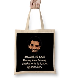 Mo Salah Running Down The Wing Football Chant Bez Çanta Uzun Saplı