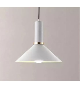 Rys Retro Metal Beyaz Dekoratif Rustik Kafe Mutfak Sarkıt Avize çap 30 cm