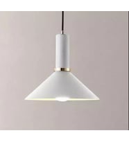 Rys Retro Metal Beyaz Dekoratif Rustik Kafe Mutfak Sarkıt Avize çap 30 cm