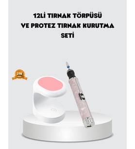 20.000 Rpm Tırnak Matkabı + Mini Led Oje Kurutma Cihazı Seti