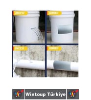 #TamirBandı Suya Neme Küfe Toza Dayanıklı Çok Amaçlı Montaj Onarım Bantı 48 mm x 10 Metre Altılı SET