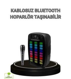 Bluetooth Hoparlör – Kablosuz Bağlantı, 2 Saat Müzik Süresi
