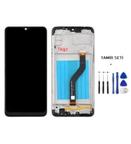 Tkgz - Samsung Galaxy A20S - SM-A207 Uyumlu Lcd Ekran Dokunmatik  - A - Kalite ÇITALI + TAMİR SETİ