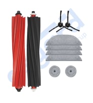 ROBOROCK S8 MaxV Ultra Uyumlu  1 Ana Fırça 2 Yan Fırça 4 Mop 2 Yan Mop PKT-iasgf0000777