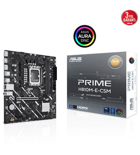 ASUS PRIME H810M-E-CSM DDR5 HDMI-DP PCIE 4.0 1851p mATX Kurumsal Anakart