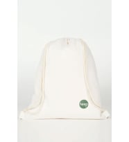 Heep Krem 35x40 cm Unisex Ham Bez Büzgülü Sırt Ayakkabı Çantası