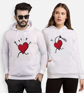Tshirthane Kaçan Kovalanır Sevgili Kombinleri Kapüşonlu Kombini (Tek Ürün Fiyatıdır.)