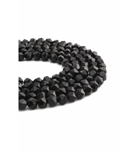 Oniks Sıkma Taşı Hegzagonal Kesim 10mm Doğal Taş Dizi