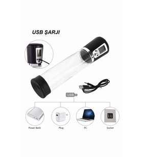 Passion Pump Ultra Güçlü Vajina Başlıklı Otomatik Penis Pompası