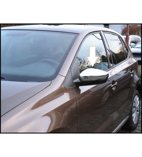 VW Polo Krom Ayna Kapağı 2 prç. 2009-2017 Arası P.Çelik